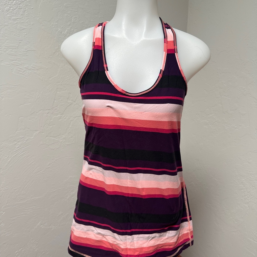 lululemon Multicolor Striped Tank Top